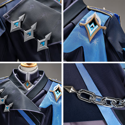 Genshin Impact Aether Snezhnaya Outfit Cosplay Costume