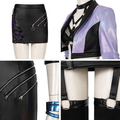 League Of Legends LOL 2020 S10 K/DA KDA All Out Evelynn Cosplay Costume