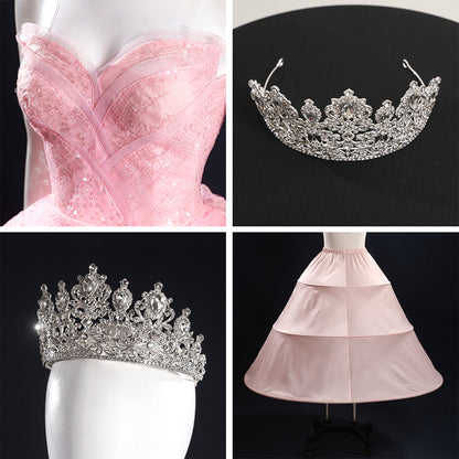 Disney Sleeping Beauty Aurora Princess Dress Cosplay Costume - Edizione B