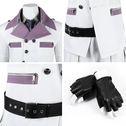 Final Fantasy VII FF7 Remake Rebirth Revelation Rufus Shinra Cosplay Costume