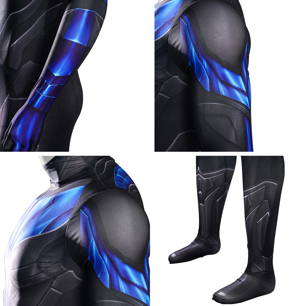 Halloween TT Nightwing Jumpsuit Cosplay Costume