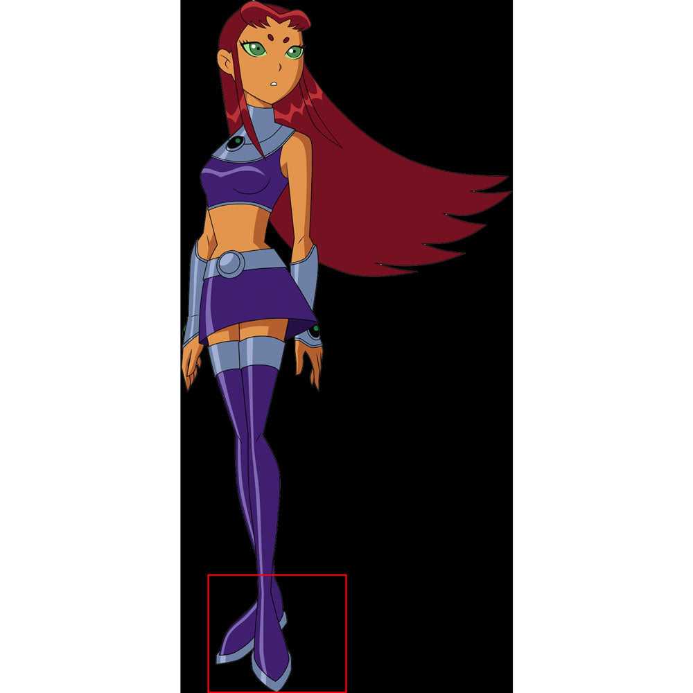 Halloween Starfire Superheroine Cosplay Shoes