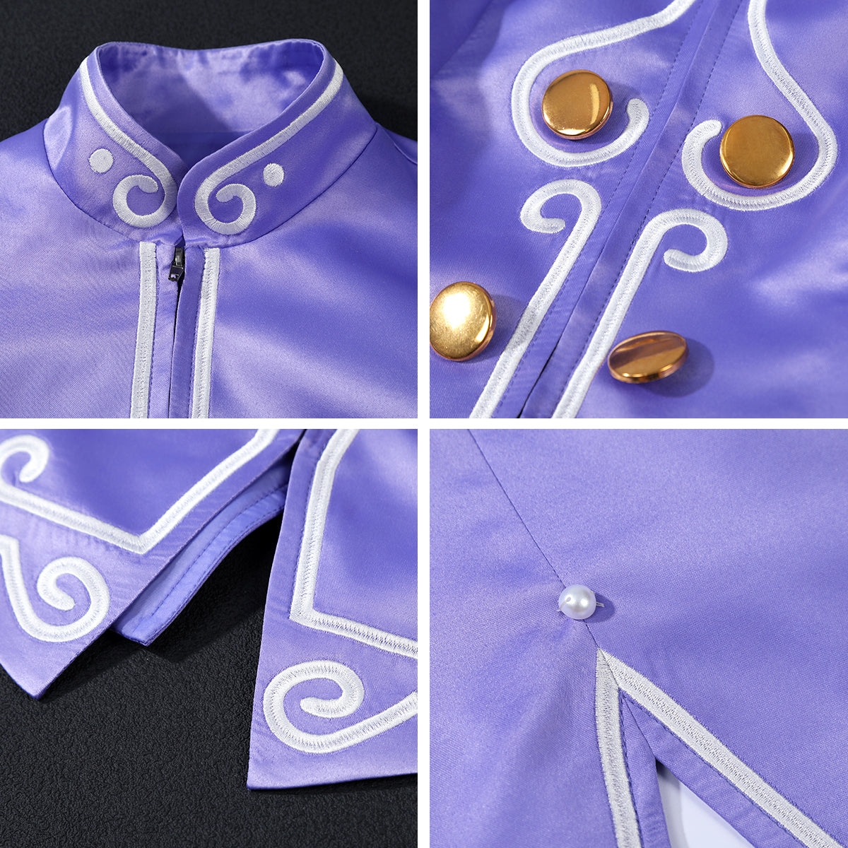 SF 6 Ingrid Purple Dress Cosplay Costume