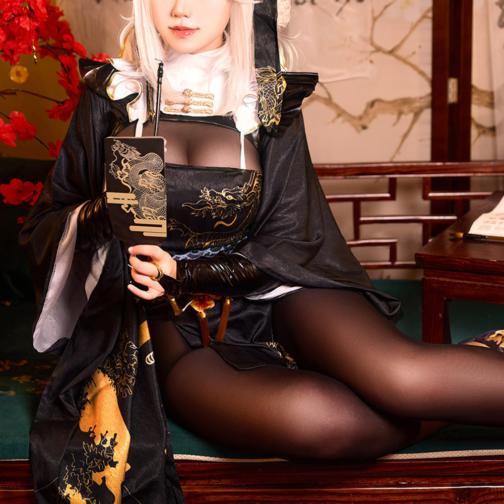 Goddess of Victory: Nikke Blanc White Rabbit Sexy Kimono Cosplay
