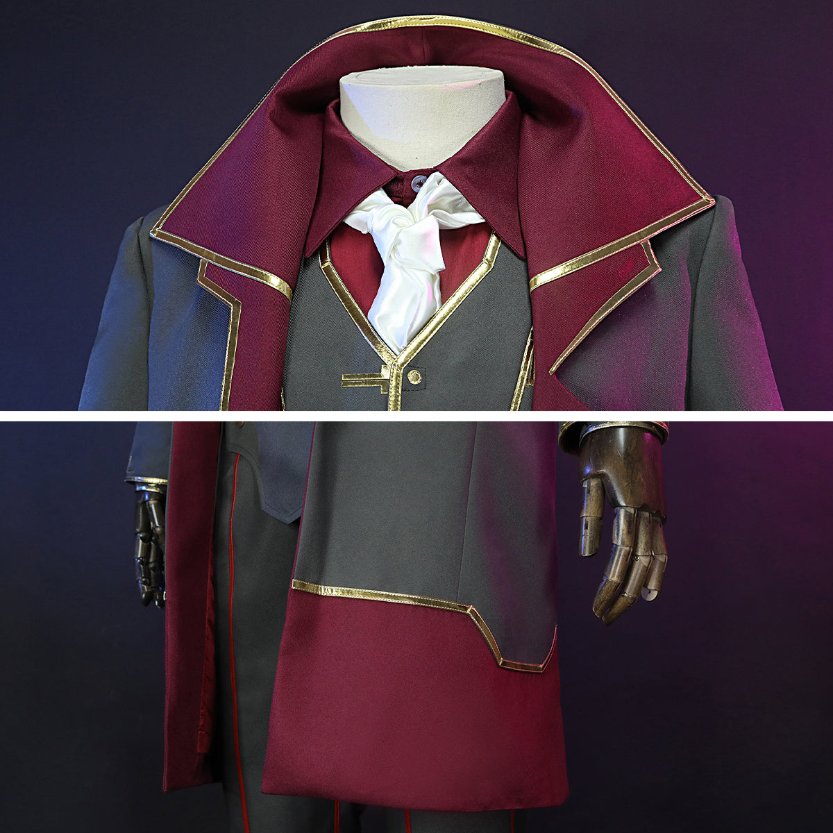Ace Anwalt Gyakuten Saiban Miles Edgeworth Cosplay Kostüm