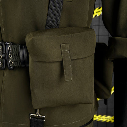 Metal Gear Solid Delta: Snake Eater MGS3 Big Boss Naked Snake John Solid Snake Green Cosplay Costume