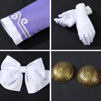 SF 6 Ingrid Purple Dress Cosplay Costume
