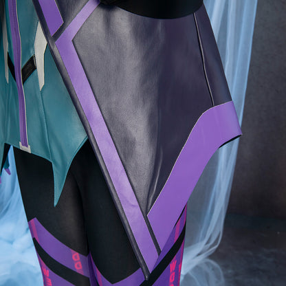 Overwatch OW Sombra Hacker Cosplay Costume - Premium Edition