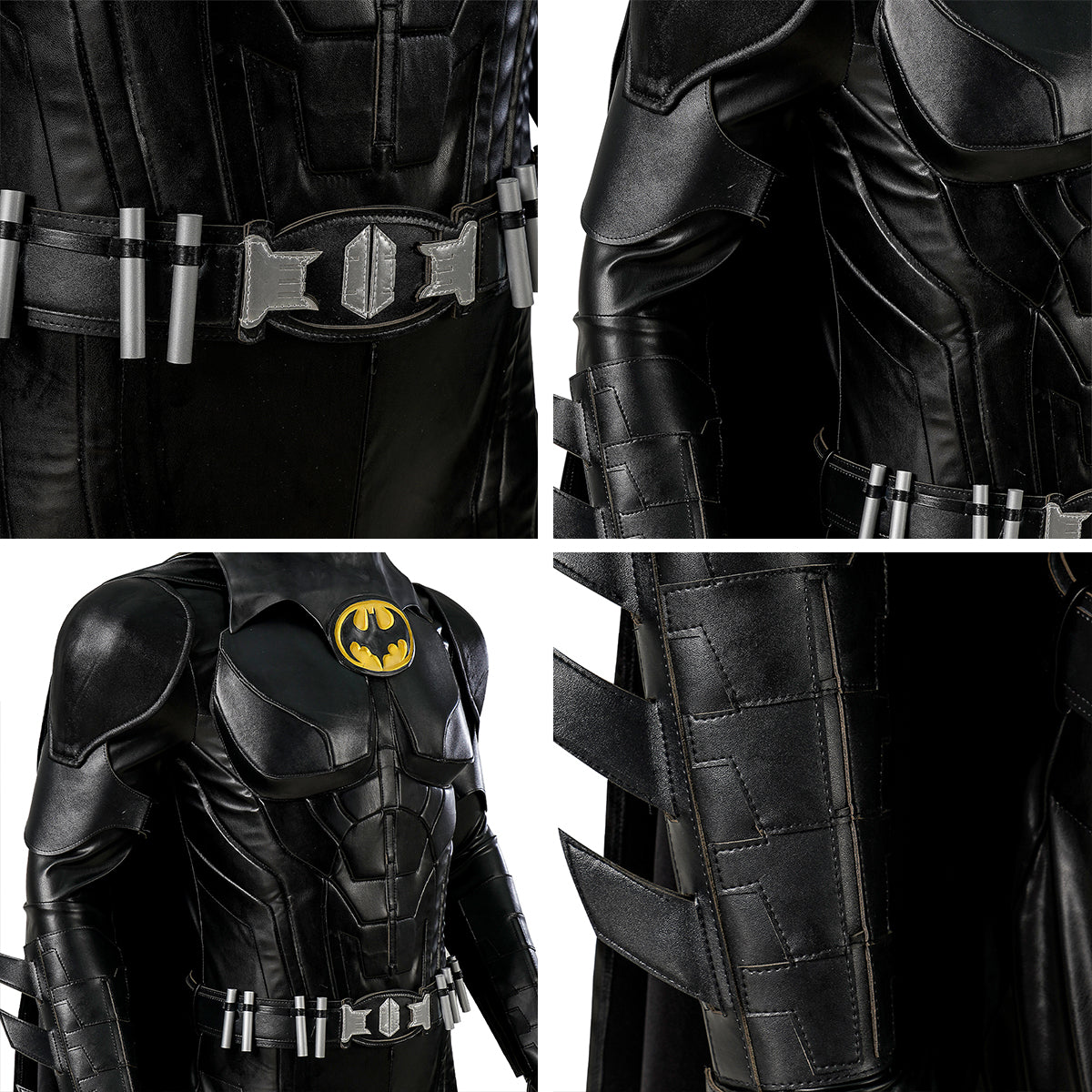The Flash Bruce Wayne Batman Suit Cosplay Costume