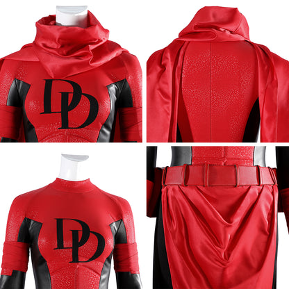 Marvel Daredevil Woman Without Fear Female Daredevil Elektra Natchios Cosplay Costume
