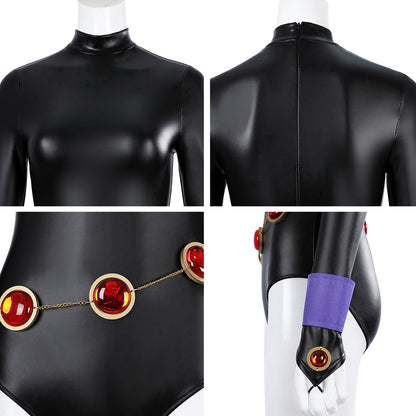 Halloween Raven Superheroine Cosplay Costume