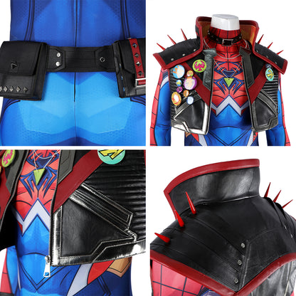 Marvel Rivals Punk Spider-Man Cosplay Costume