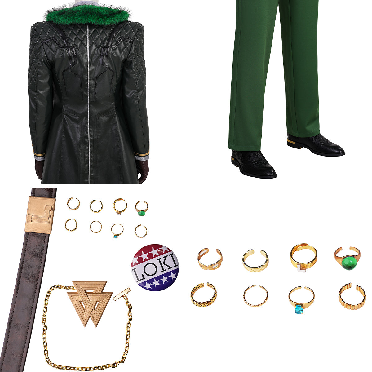 Marvel Rivals Loki Presidential Attire Skin Premium Edition Cosplay Costume