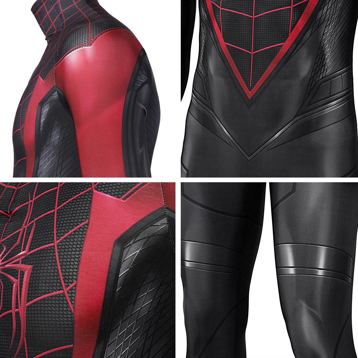 Marvel PS5 Spider-man 2 Miles Morales New Jumpsuit Zentai Cosplay Costume