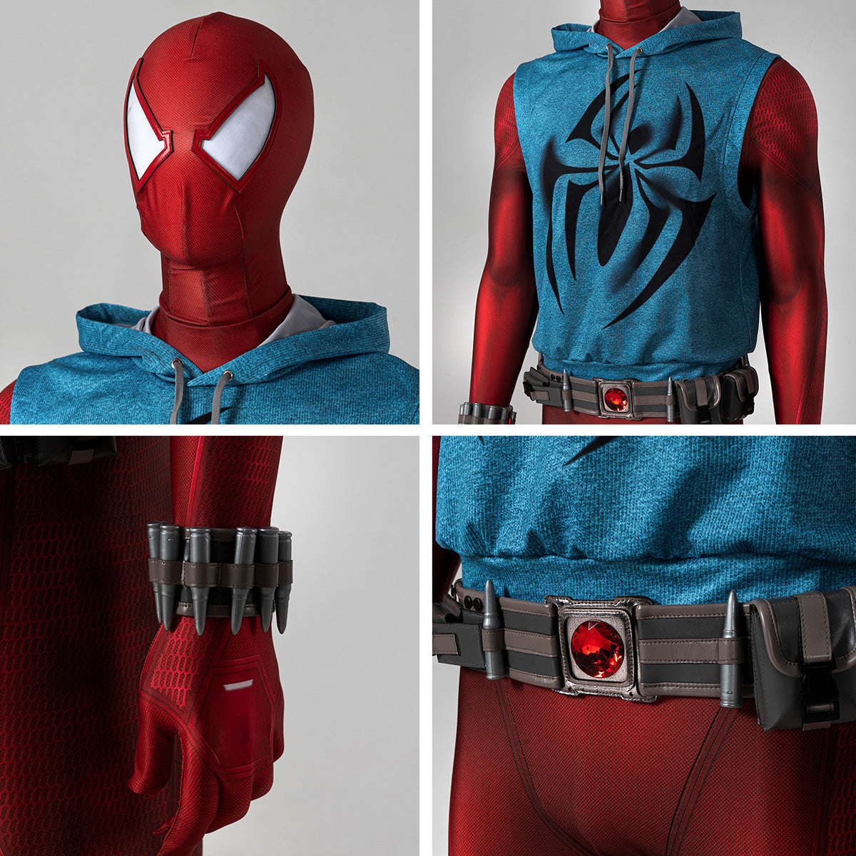 Spider-Man: Across the Spider-Verse Scarlet Spider Cosplay Costume