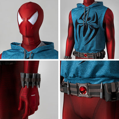 Spider-Man: Across the Spider-Verse Scarlet Spider Cosplay Costume