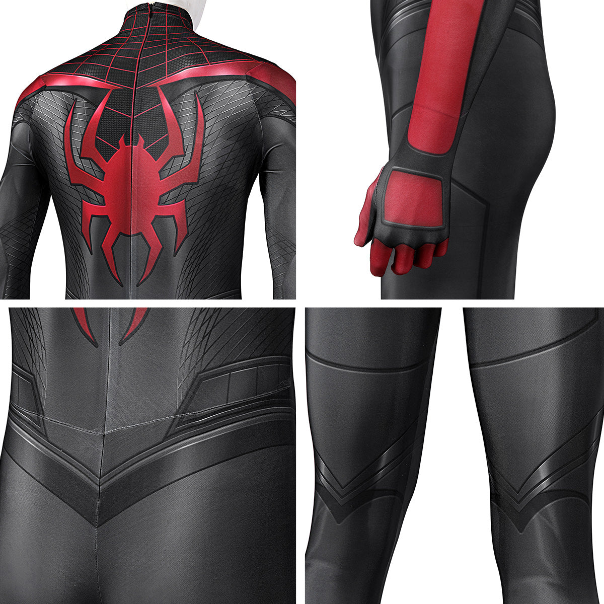 Marvel PS5 Spider-man 2 Miles Morales New Jumpsuit Zentai Cosplay Costume
