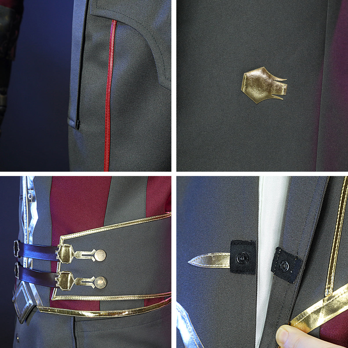 Ace Anwalt Gyakuten Saiban Miles Edgeworth Cosplay Kostüm