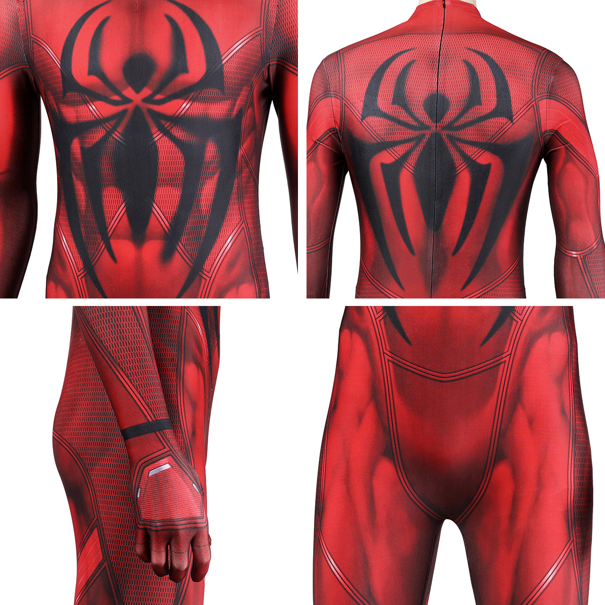 Marvel's Spider-Man 2 Scarlet Spider Spider Man Across the Spider Verse Scarlet Spider Cosplay Costume