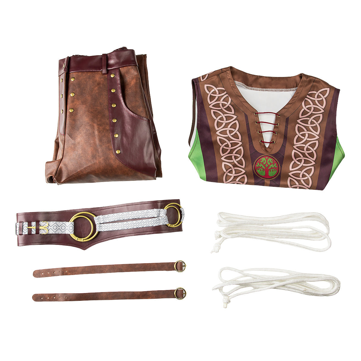 Baldur's Gate III BG3 Halsin Camp Cosplay Costume