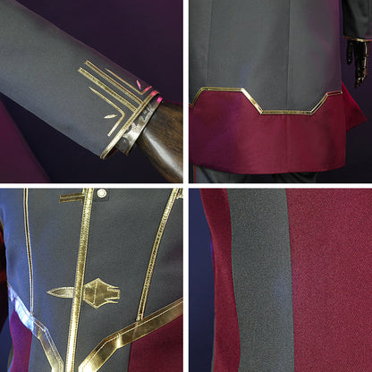 Ace Anwalt Gyakuten Saiban Miles Edgeworth Cosplay Kostüm