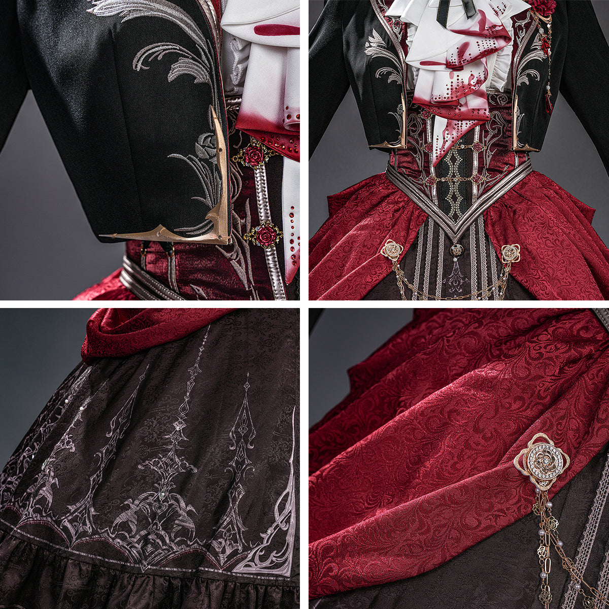 Ace Procureur Gyakuten Saiban Miles Edgeworth Cosplay Costume