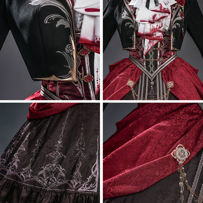 Ace Procureur Gyakuten Saiban Miles Edgeworth Cosplay Costume