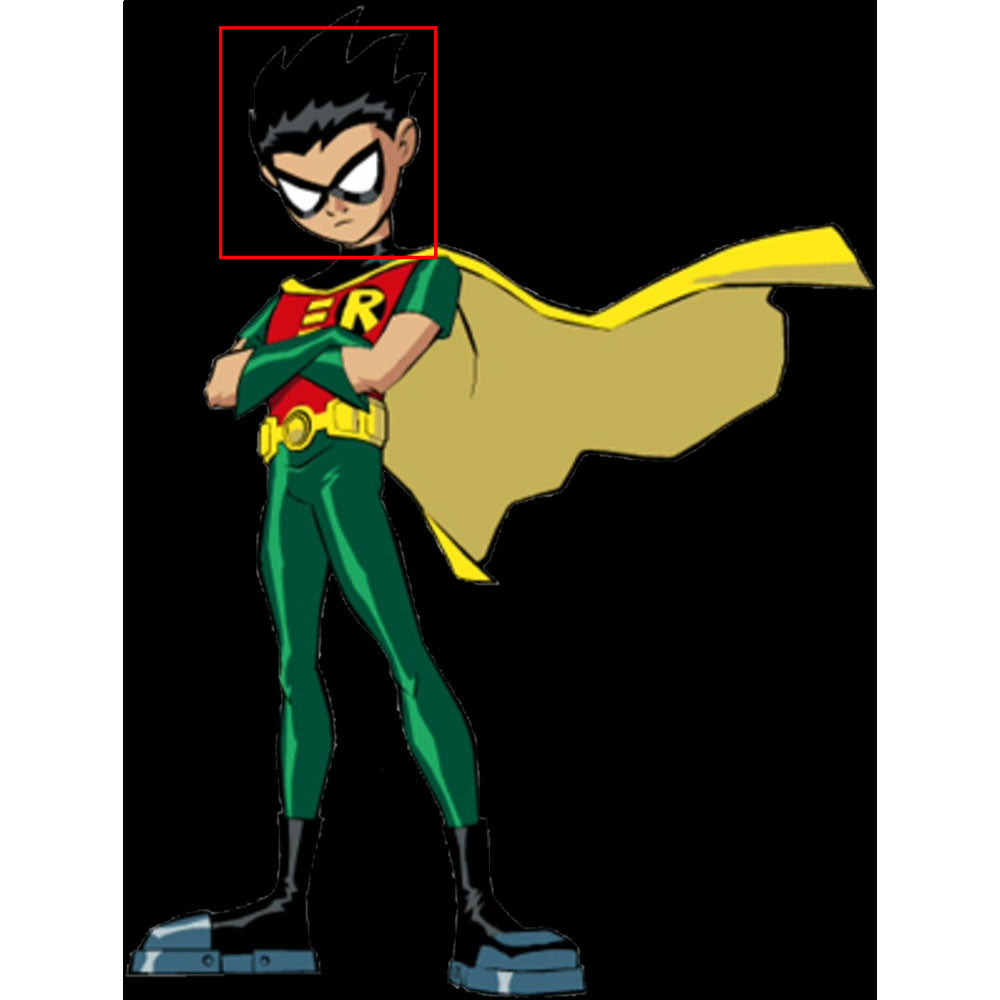 Robin Halloween Black Cosplay Wig