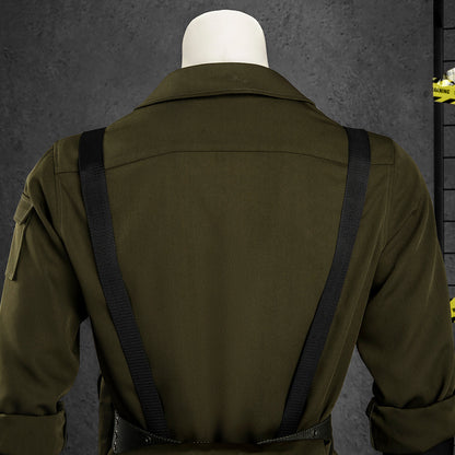 Metal Gear Solid Delta: Snake Eater MGS3 Big Boss Naked Snake John Solid Snake Green Cosplay Costume