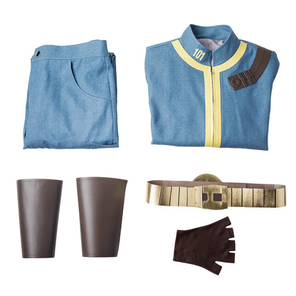 Fallout 3 New Vegas Van Buren Numbered Vault 101 Cosplay Costume