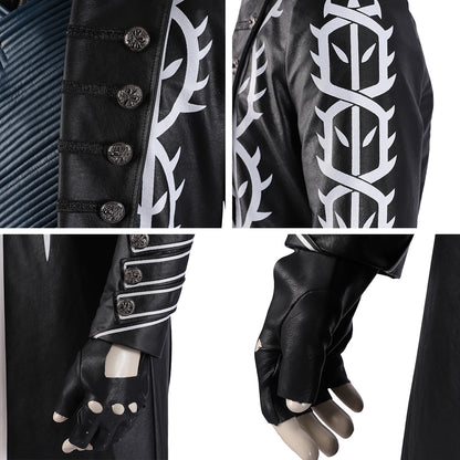 Devil May Cry 5 Vergil Black Cosplay Costume