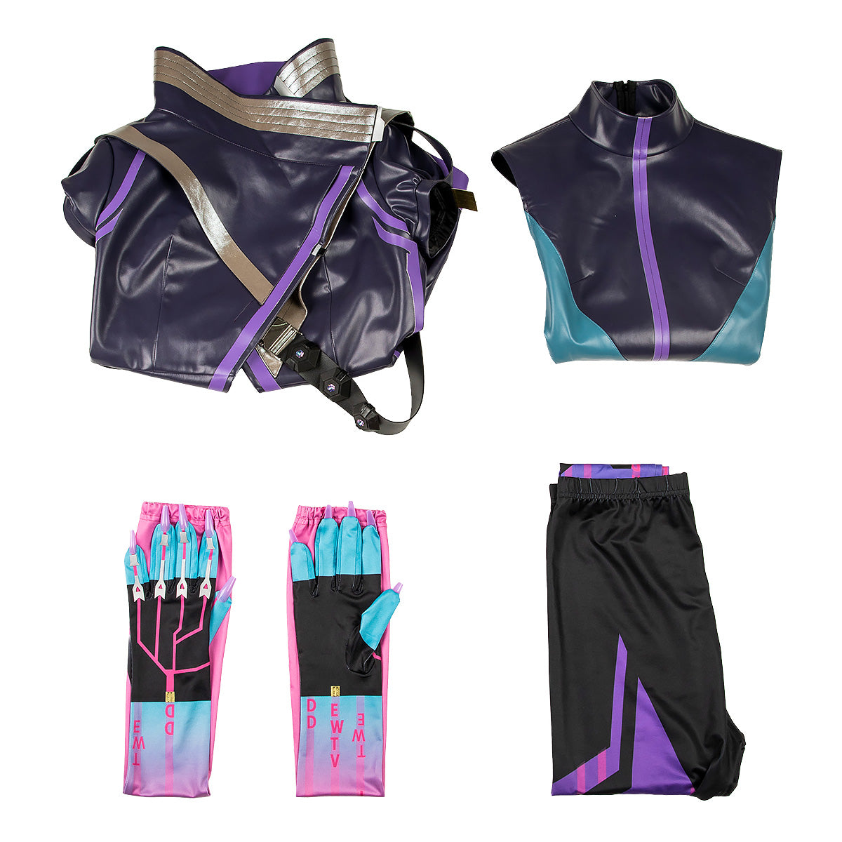 Overwatch OW Sombra Hacker Cosplay Costume - Premium Edition