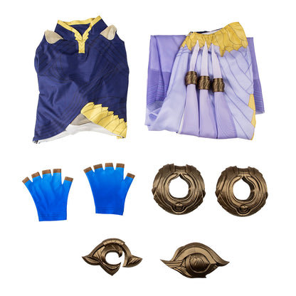 League of Legends LOL Yunara Cosplay Costume-Not including headwear