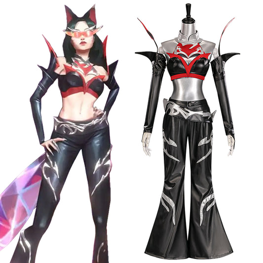 League Of Legends LOL K/DA FIRESTARTER Ahri B Edition Cosplay Costume