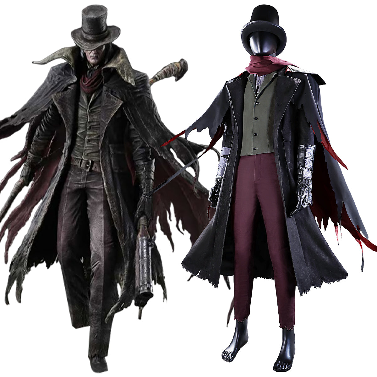 Bloodborne Hunter Gehrman The First Hunter Cosplay Costume