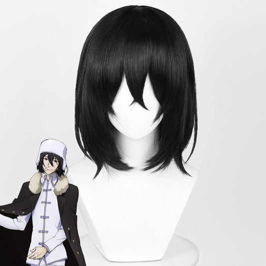 Genshin Impact Yelan Noir Violet Cosplay Perruque