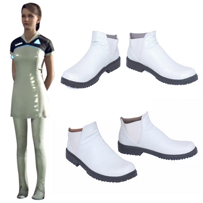 Detroit: Become Human Kara White Cosplay Shoes