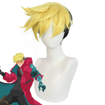 TRIGUN Trigun Stampede Vash the Stampede Golden Cosplay Wig