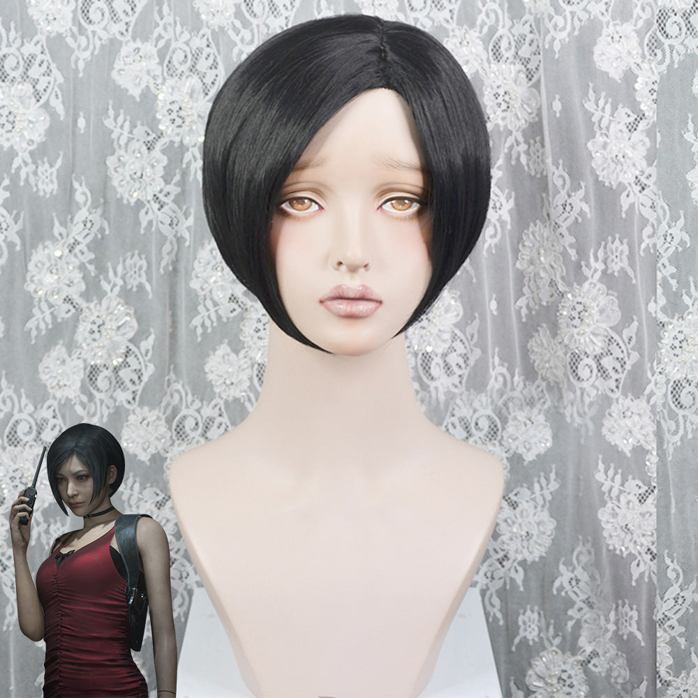RE Biohazard: Re 2 Black Cosplay Wig