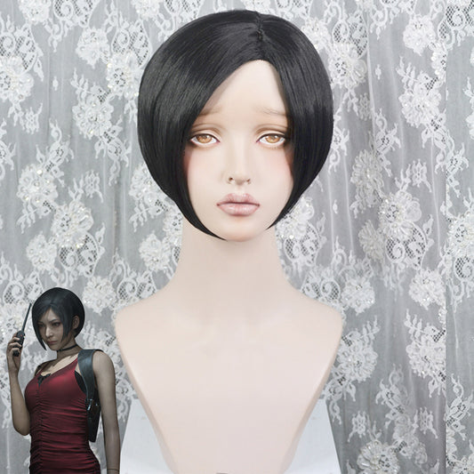 RE Biohazard: Re 2 Black Cosplay Wig