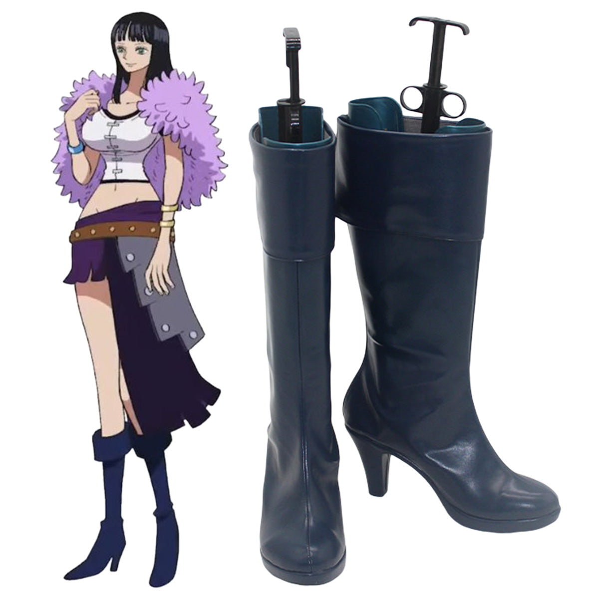 Akatsuki Deidara aus Naruto Halloween Weiße Schuhe Cosplay Stiefel