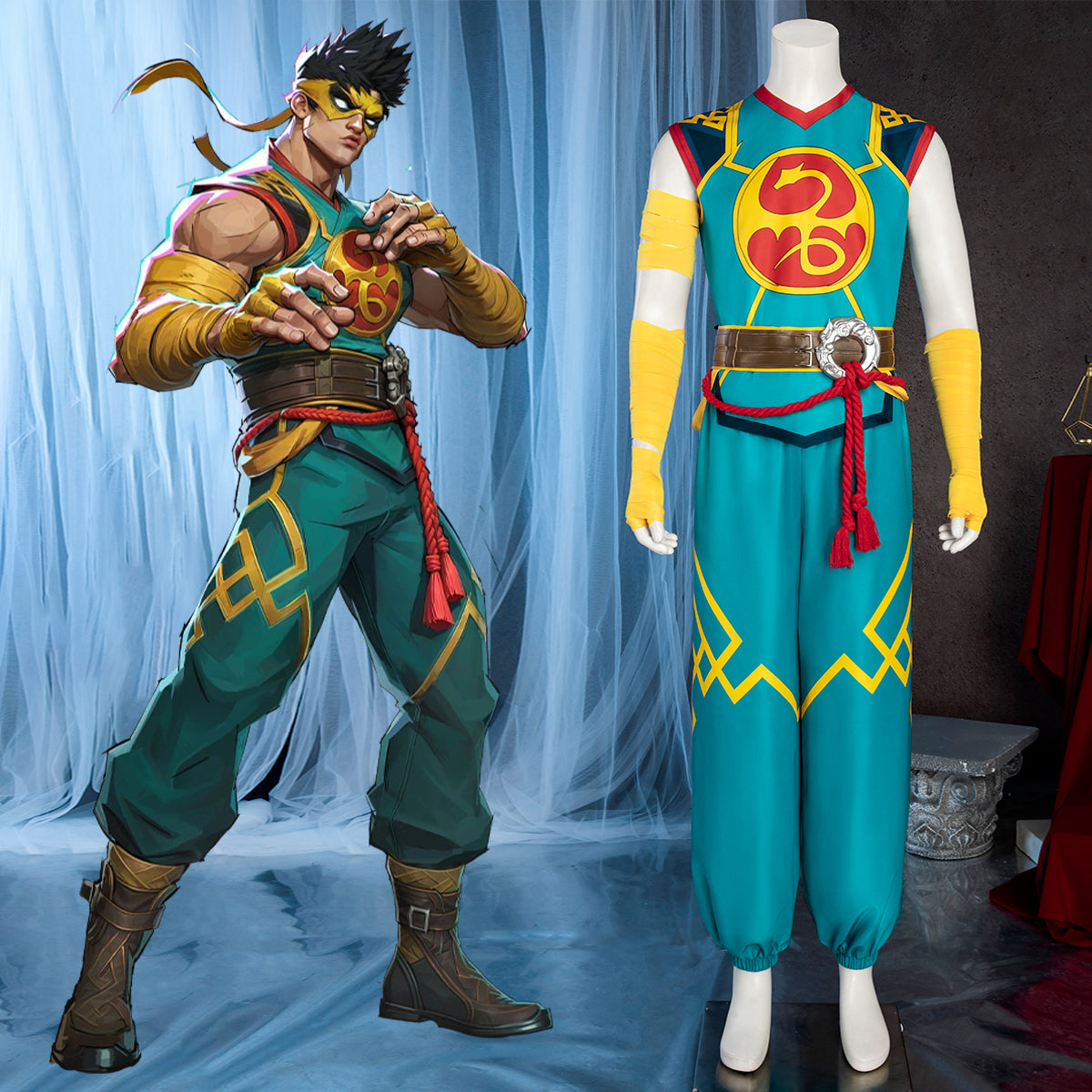 Marvel Rivals Iron Fist Cosplay Costume
