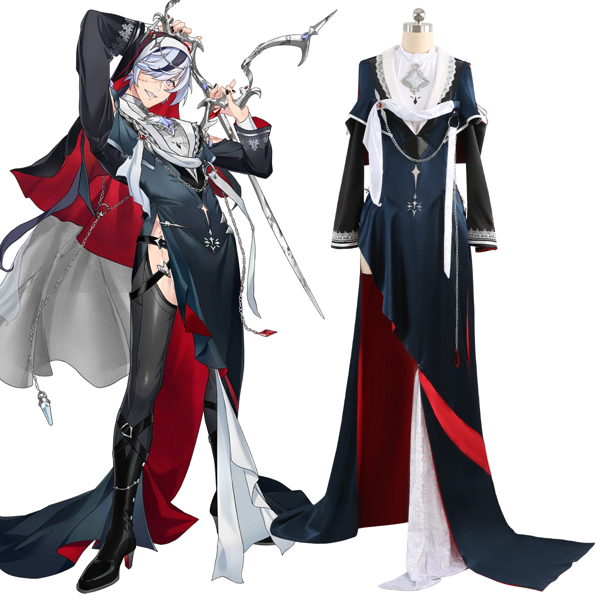 NU:Carnival Blade Silver Light Cosplay Costume