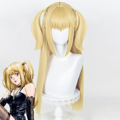 Death Note Misa Amane Golden Cosplay Wig New Edtion
