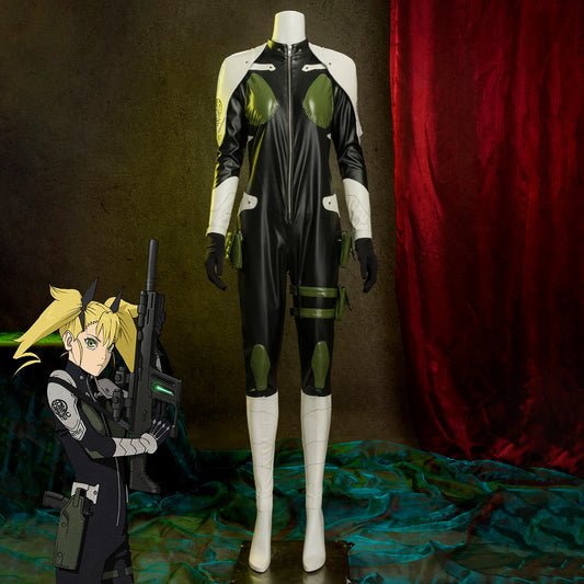 Kaiju No. 8 Anime Kikoru Shinomiya Mina Ashiro Soshiro Hoshina Kafka Hibino Leno Ichikawa Battle Suit Cosplay Costume