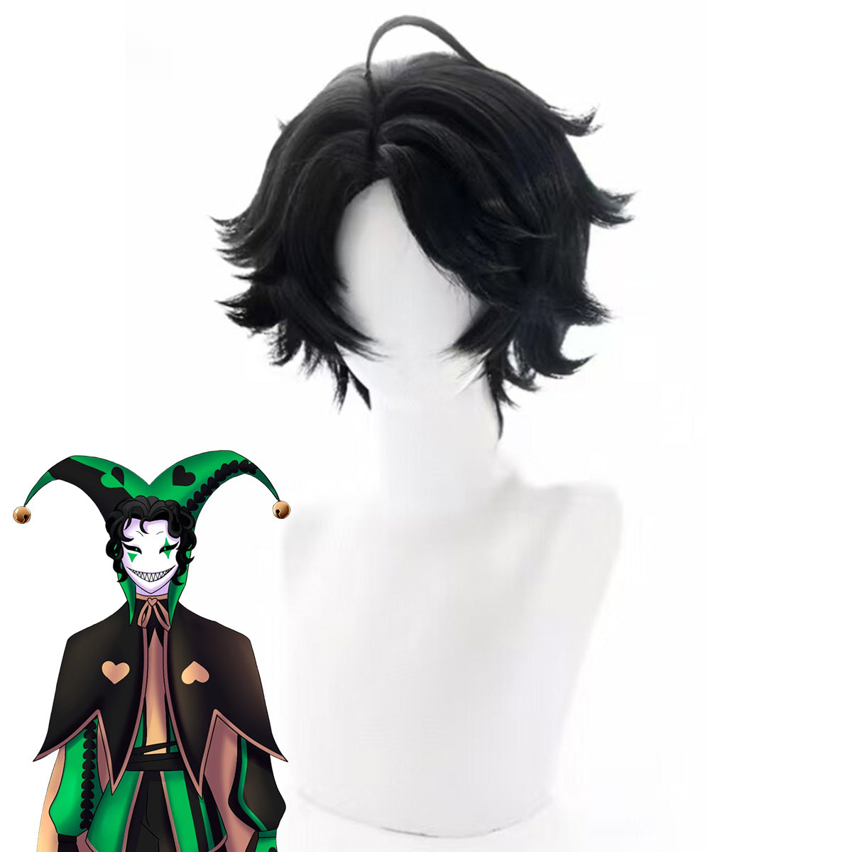 Honkai: Parrucca cosplay d'argento di Star Rail Arlan