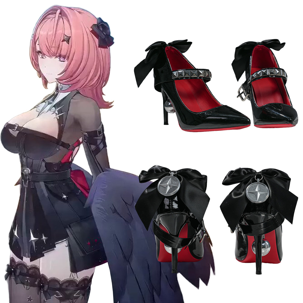 Akatsuki Deidara aus Naruto Halloween Weiße Schuhe Cosplay Stiefel