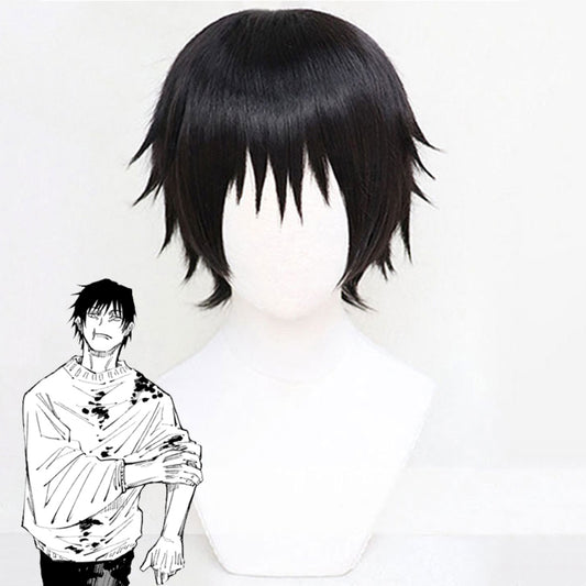 Genshin Impact Yelan Noir Violet Cosplay Perruque