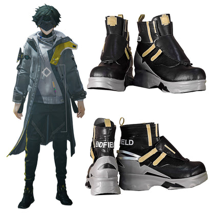 Arknights: Endfield Male Endministrator Black Cosplay Shoes