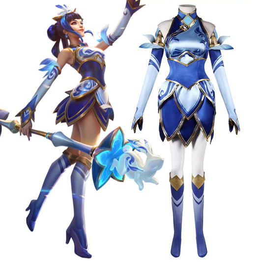 League of Legends LOL Porcelain Lux Cosplay Costume